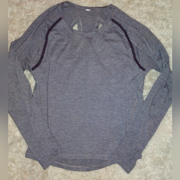 lululemon athletica Tops - Lululemon long sleeve open cross cross back